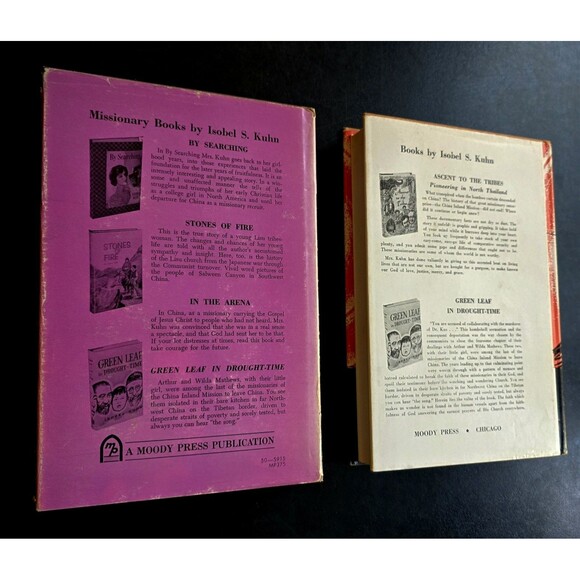 Nests Above The Abyss 1964 & In the Arena 1958 Isobel Kuhn Moody Press HCDJs - Picture 8 of 8